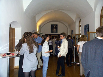 the conference reception